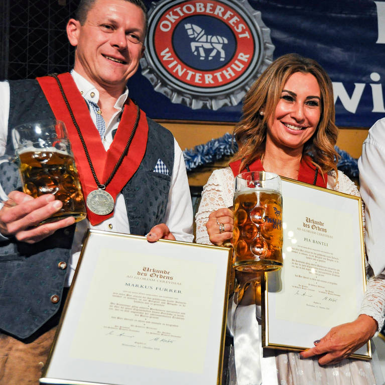 Gleich drei neue Bierordensträger im Haldengut-Jubiläumsjahr