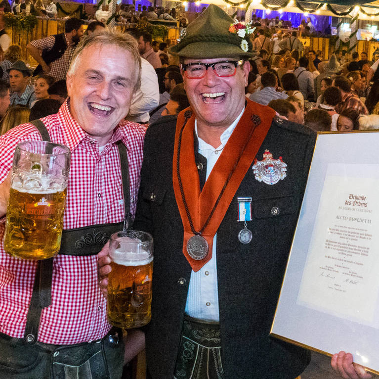 Alceo «Ceo» Benedetti ist Bierordensträger 2017 der Brauerei Eichhof