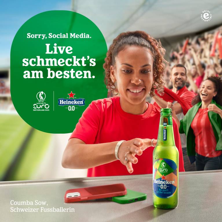 Heineken entfacht Begeisterung für den Frauenfussball – zusammen mit Markenbotschafterin Coumba Sow